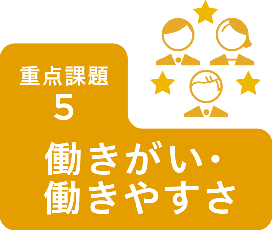 重点課題5 働きがい・働きやすさ